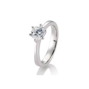 Hvitt gull enstensring 0,40-0,60ct