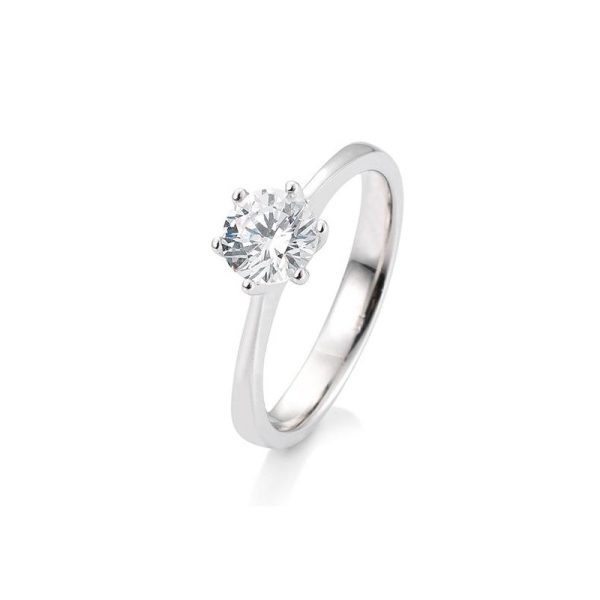 Hvitt gull enstensring 0,80-1,50ct Lab Grown