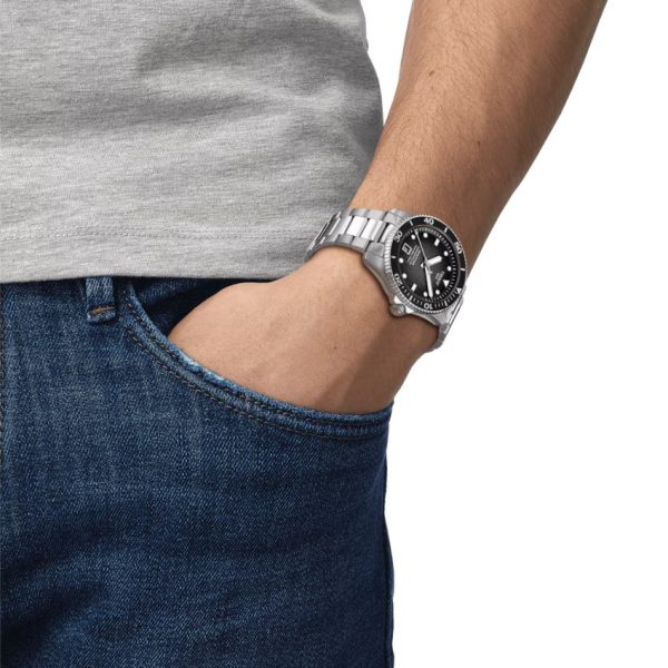 Tissot Seastar 1000 Powermatic 80 40mm - Svart - Bilde 3