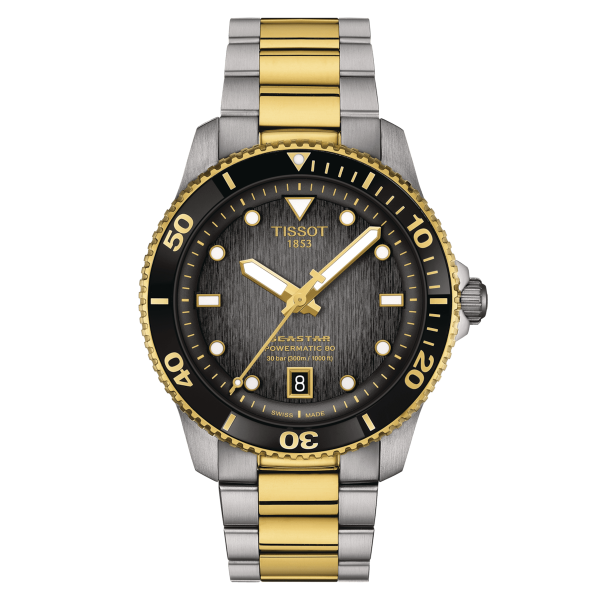 Tissot Seastar 1000 Powermatic 80 40mm - Svart Bicolour