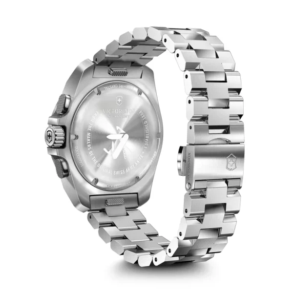 V241985 Inox Chronograph blå m/ lenke - Bilde 2