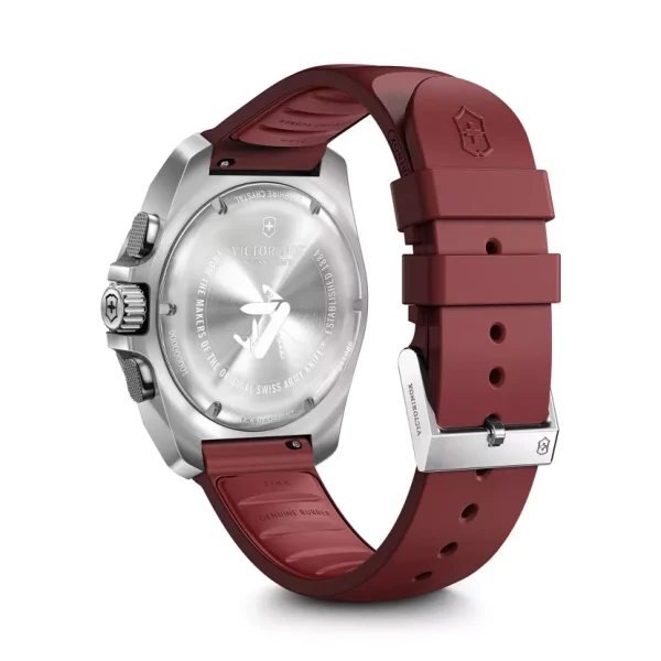 V241986 Inox Chronograph rød m/ gummi - Bilde 5
