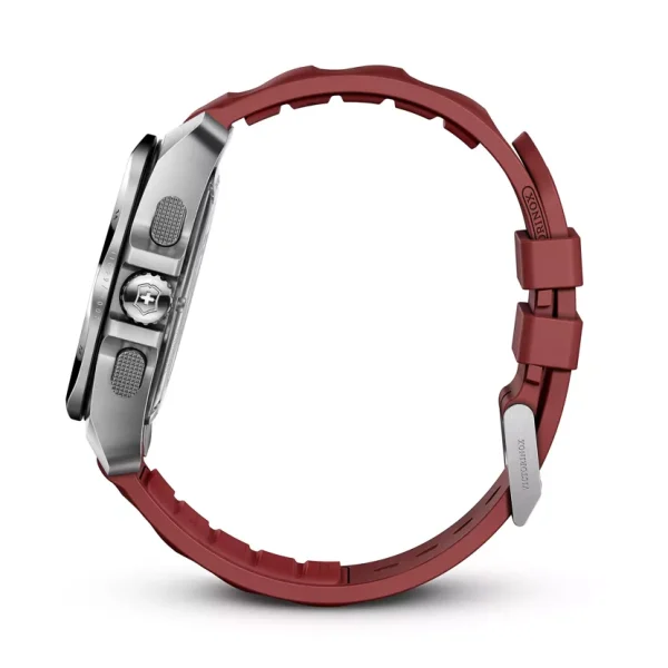 V241986 Inox Chronograph rød m/ gummi - Bilde 4