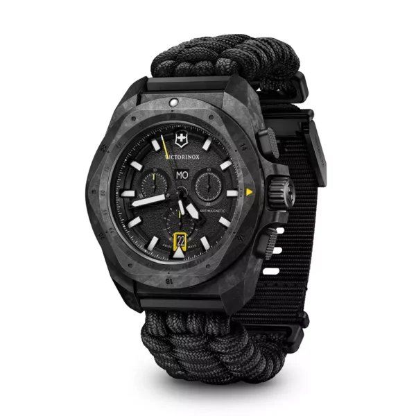 241989.1 Inox Chronograph svart, carbon m/ rem - Bilde 4