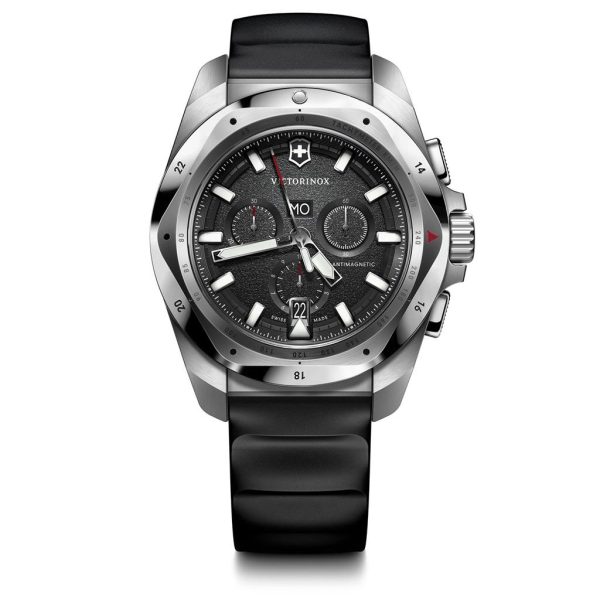 V241983 Inox Chronograph svart m/ gummi