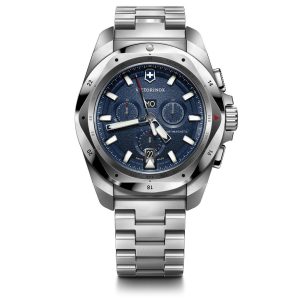 V241985 Inox Chronograph blå m/ lenke