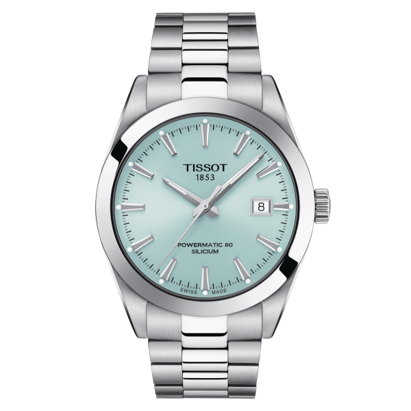 TISSOT GENTLEMAN POWERMATIC 80 SILICIUM - Ice Blue