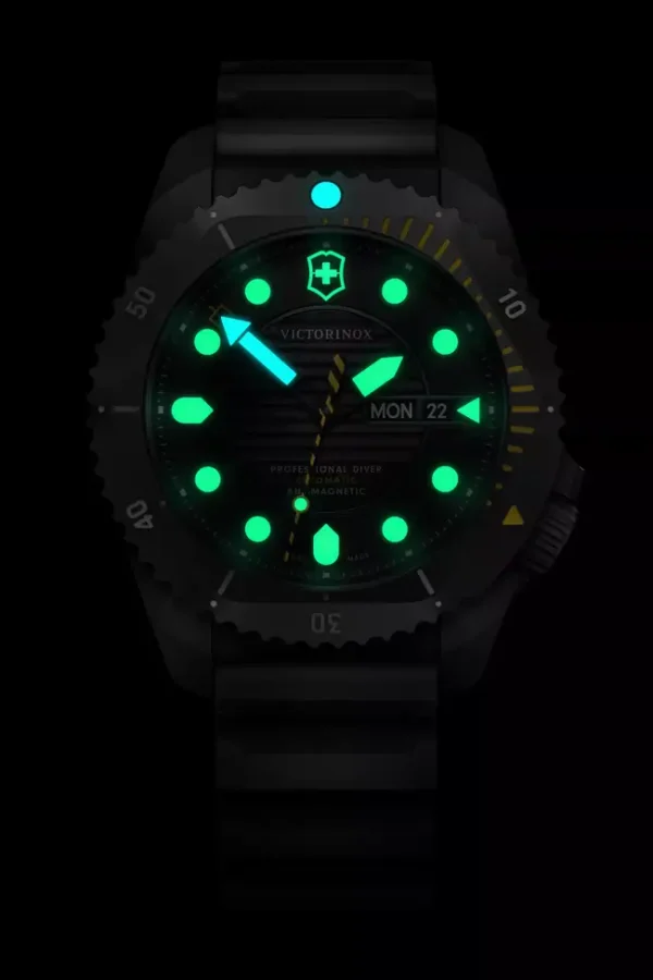 Dive Pro Automatic Titan Svart- Svart rem - Bilde 4