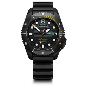 Dive Pro Automatic Titan Svart- Svart rem