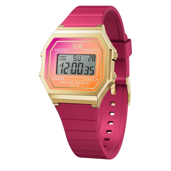 Ice Digit Retro- Fuschia Sunkissed