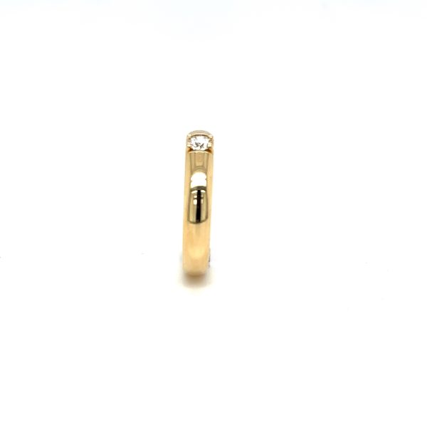 Gult Gull Alliansering Buet 1X0,15 ct Twsi - Bilde 4
