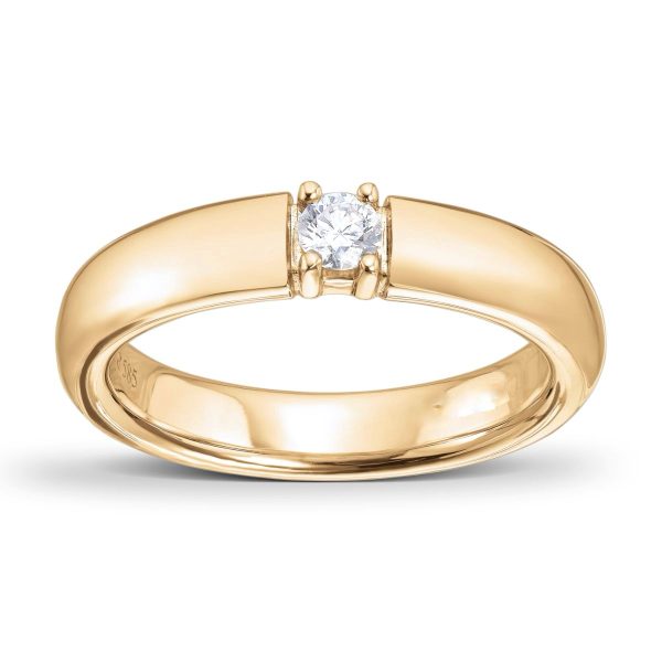 Gult Gull Alliansering Buet 1X0,15 ct Twsi - Bilde 2