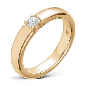Gult Gull Alliansering Buet 1X0,15 ct Twsi