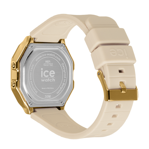 Ice Digit Retro- Metal gold mirror almond small - Bilde 5