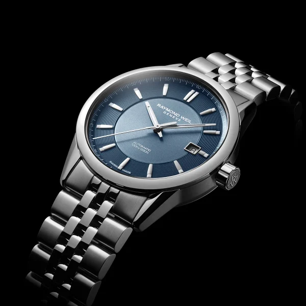 Raymond Weil Freelancer 38mm Blå skive - Bilde 4