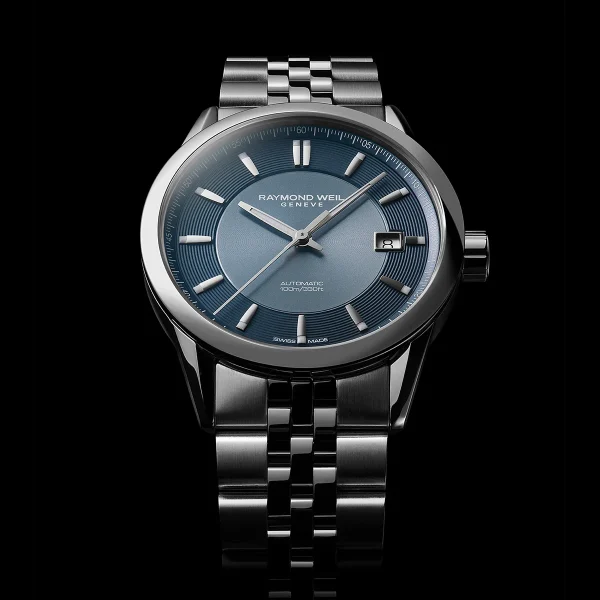 Raymond Weil Freelancer 38mm Blå skive - Bilde 5