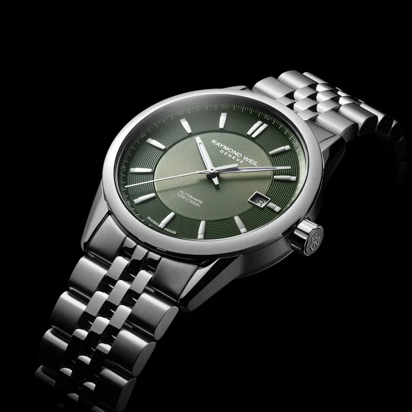 Raymond Weil Freelancer 38mm Grønn skive - Bilde 4