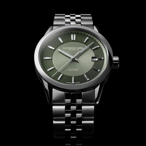 Raymond Weil Freelancer 38mm Grønn skive - Bilde 5