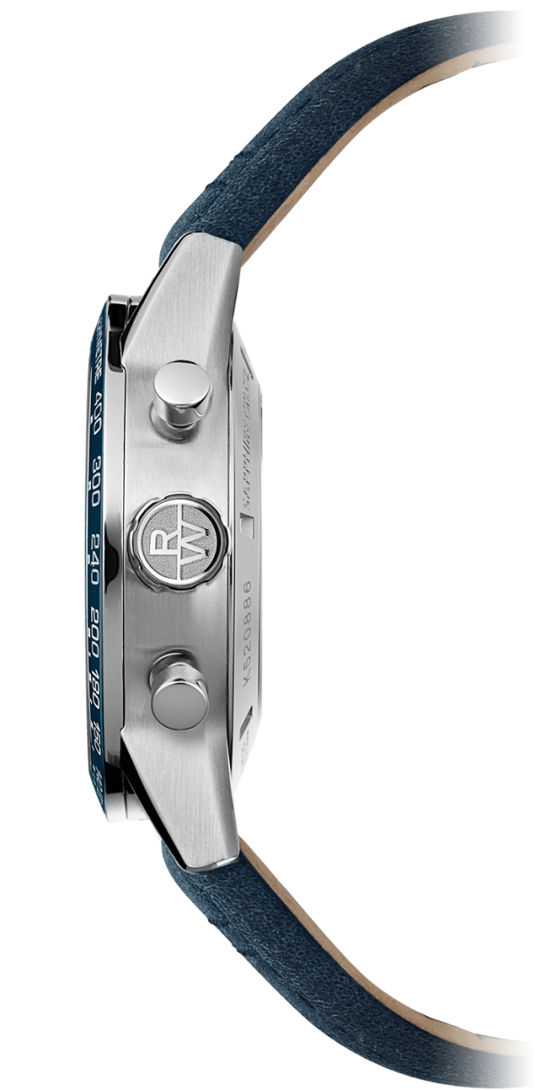 Freelancer Automatic Chronograph , 43.5mm , rem, blå - Bilde 4