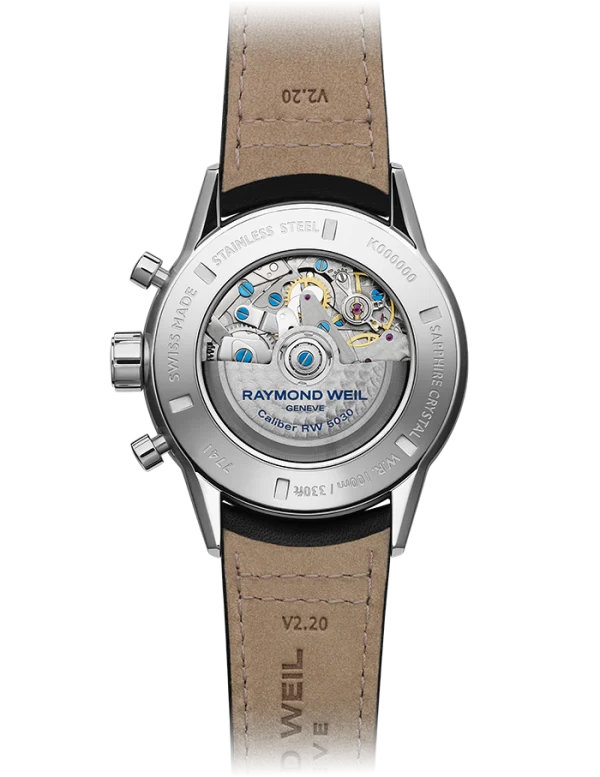 Freelancer Automatic Chronograph , 43.5mm , rem, Svart - Bilde 2