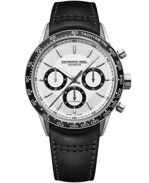 Freelancer Automatic Chronograph , 43.5mm , rem, Hvit