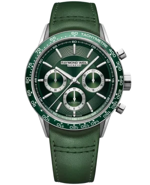 Freelancer Automatic Chronograph , 43.5mm , rem, grønn