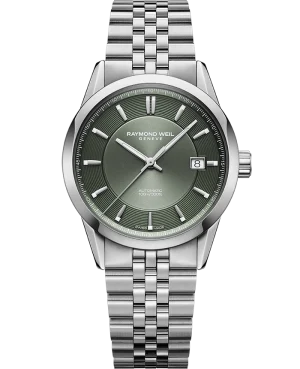 Raymond Weil Freelancer 38mm Grønn skive