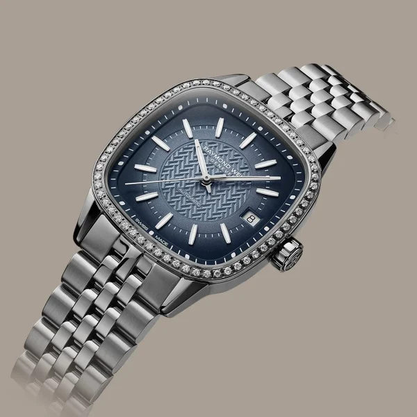 Raymond Weil Freelancer square - Blå m/ dia lenke - Bilde 4