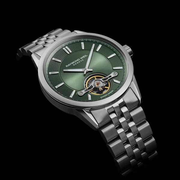 Freelancer Automatic Open Heart Green Lenke - Bilde 2