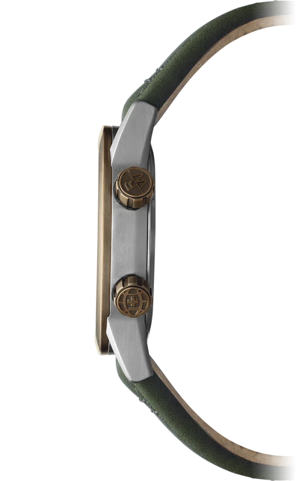 Freelancer GMT Grønn m/ grønn lær rem, 41mm - Bilde 3