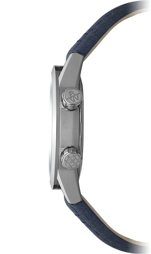 Freelancer GMT Blå m/ blå lær rem, 41mm - Bilde 2