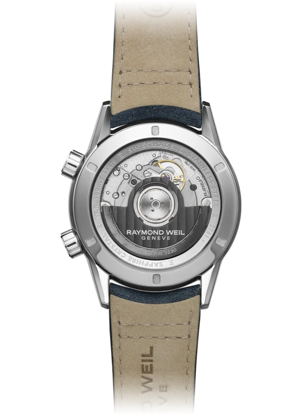 Freelancer GMT Blå m/ blå lær rem, 41mm - Bilde 3