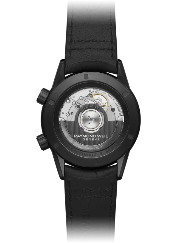 Freelancer GMT Svart PVD m/ svart lær rem, 41mm - Bilde 4