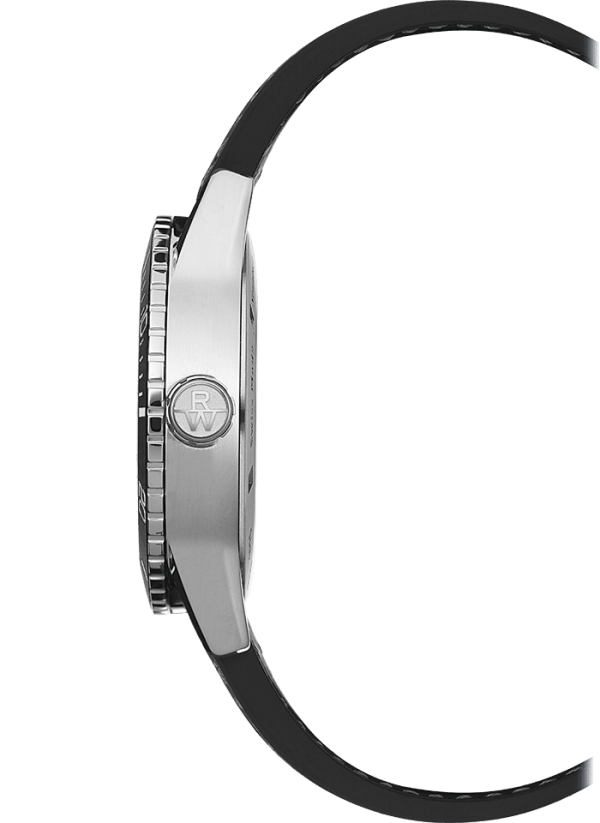 Raymond Weil Freelancer Diver Svart skive gummirem - Bilde 2