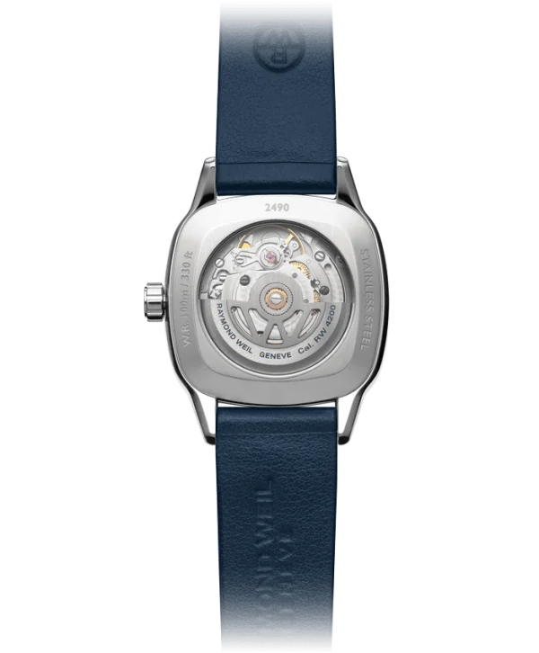 Raymond Weil Freelancer square - Blå m/ dia rem - Bilde 3
