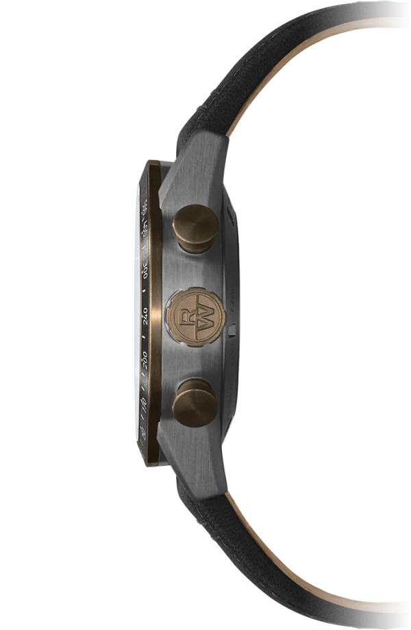 Freelancer Automatic Chronograph  Titan m/ skinnrem, 43.5mm - Bilde 3