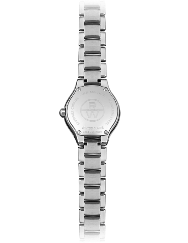 Noemia Ladies Quartz Stål Perlemor skive og diamantbezel  24mm - Bilde 3