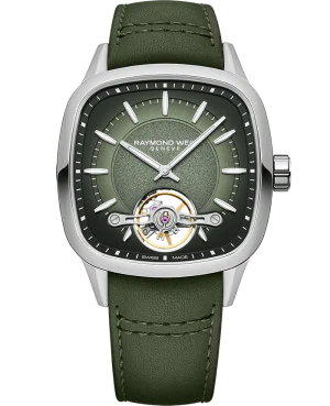 Freelancer Calibre RW1212 Cusion 40mm Grønn m/ rem