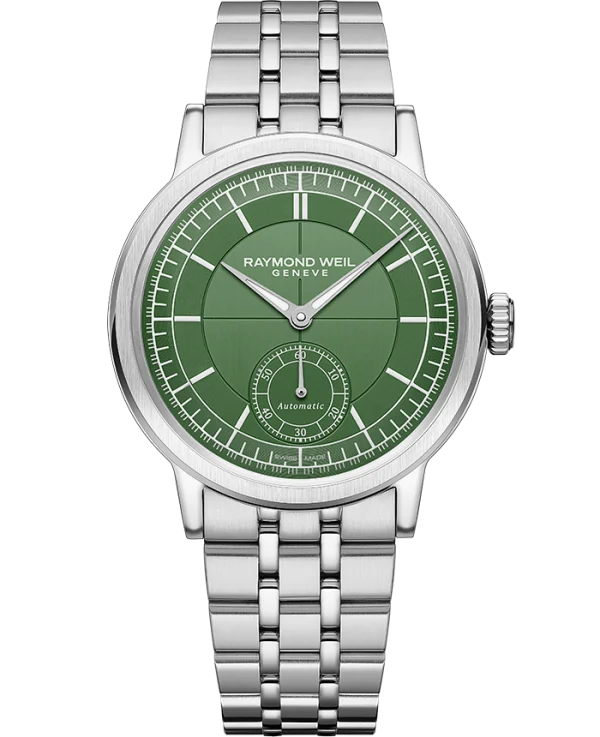 RAYMOND WEIL Millesmie small second Grønn