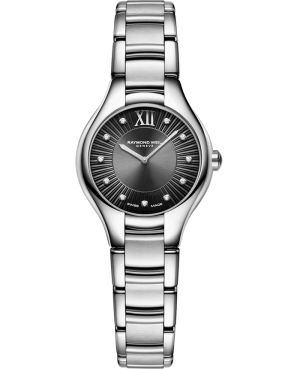 Noemia Ladies Quartz Stål Grå skive 24mm