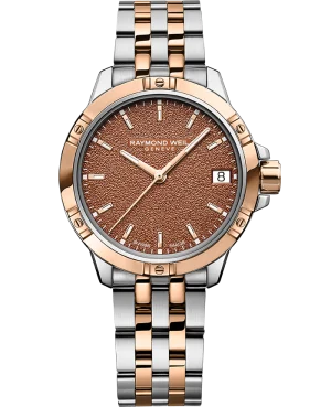 Tango Classic Ladies Quartz Two Tone Teracotta Frosted 30mm