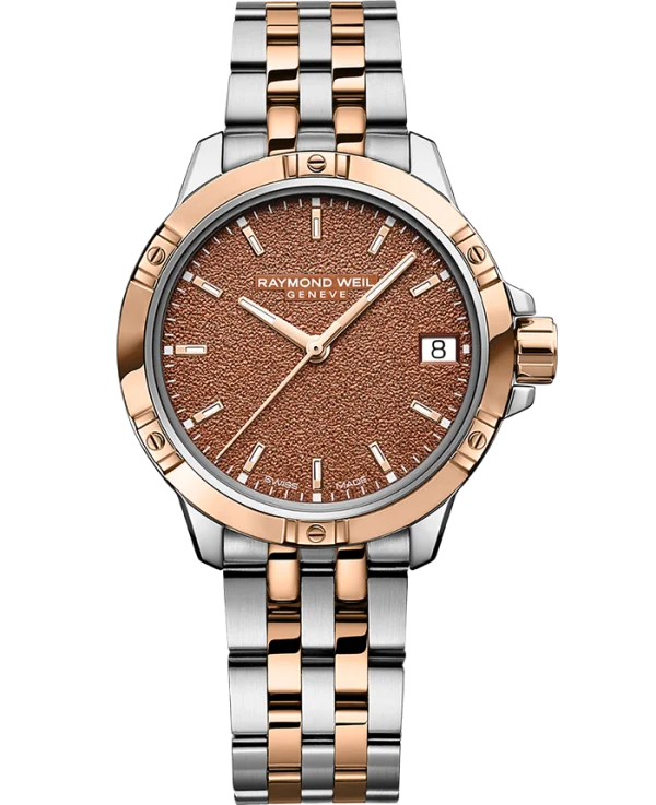 Tango Classic Ladies Quartz Two Tone Teracotta Frosted 30mm