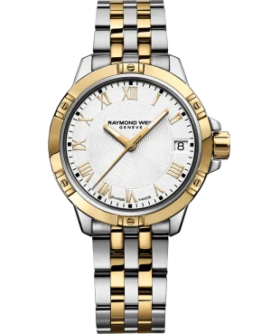Tango Classic Ladies Quartz  Two Tone Hvit skive m/ Romertall 30mm
