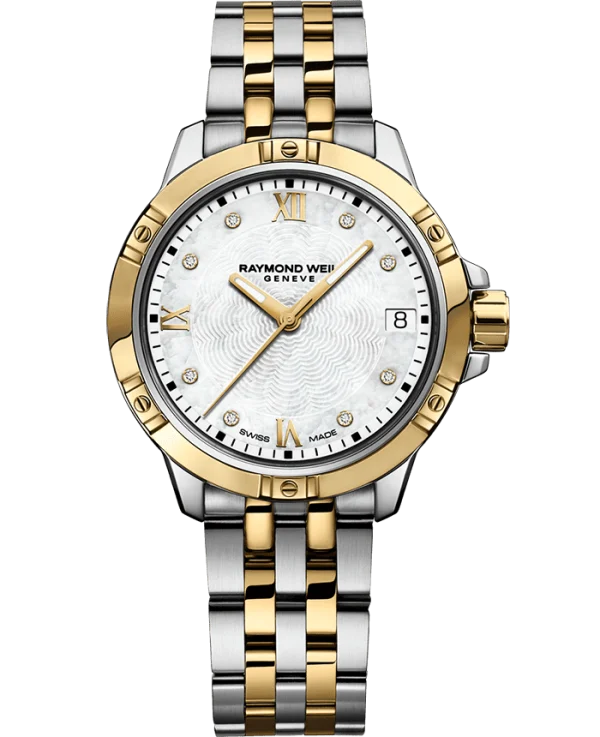 Tango Classic Ladies Quartz  Two Tone Perlemor skive m/ diamanter 30mm