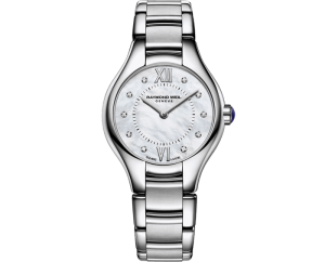 Noemia Ladies Quartz Stål Perlemor skive 24mm