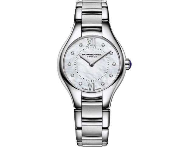 Noemia Ladies Quartz Stål Perlemor skive 24mm
