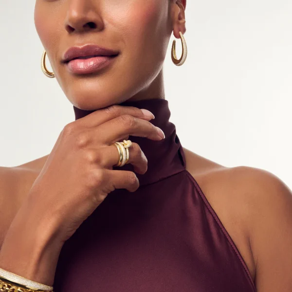 GOCCIA Ring Gold plated - Bilde 3