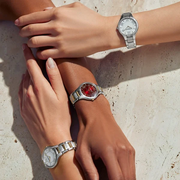 Noemia Ladies Quartz Stål Perlemor urskive m/ diamantbezel 32mm - Bilde 5