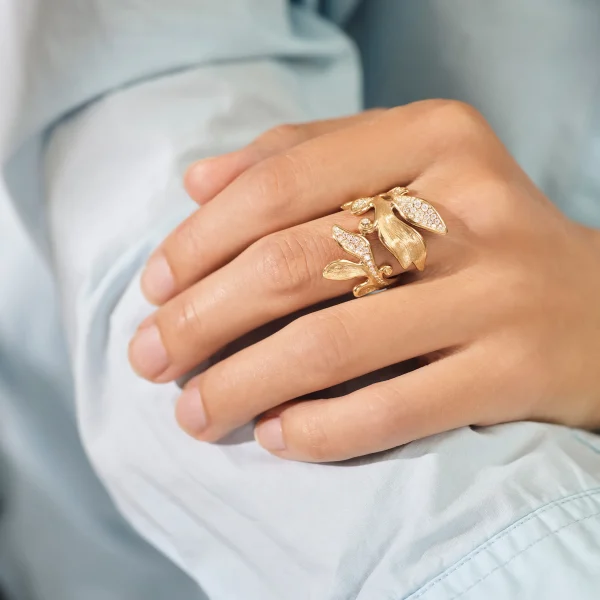 Ring Forest Pave´m/ diamanter - Bilde 7