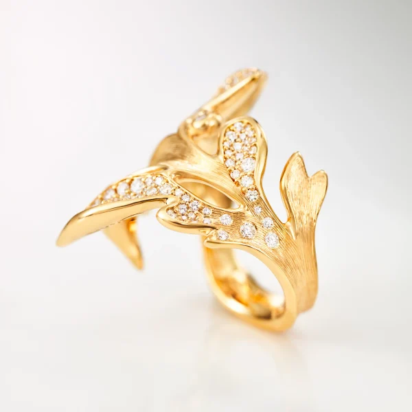 Ring Forest Pave´m/ diamanter - Bilde 2
